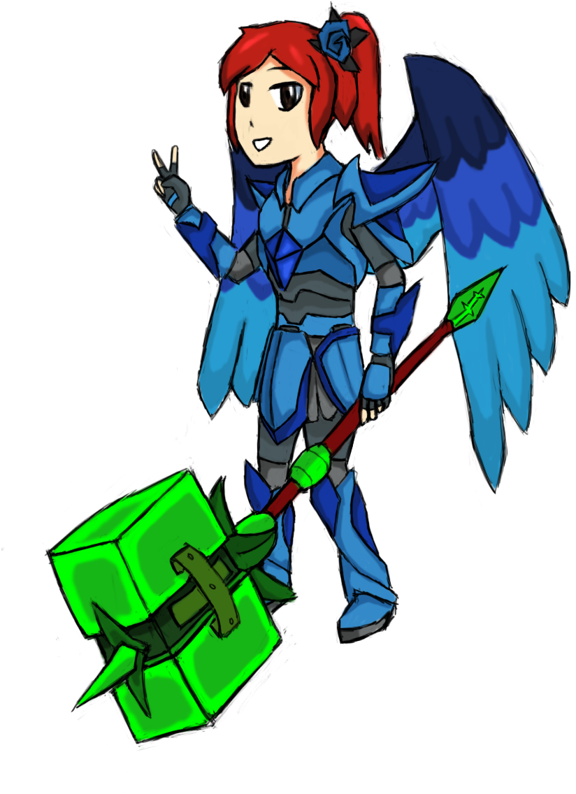 Member - Terraria Anime Characters (1002x1200), Png Download