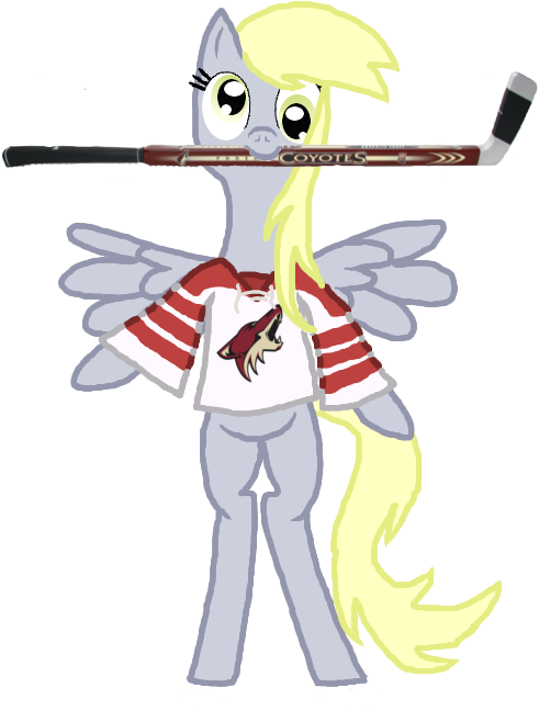 Arizona Coyotes, Artist - Derpy Hooves (500x700), Png Download