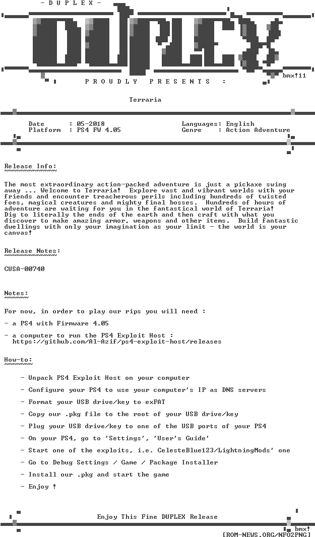 Terraria - Ps4-duplex - - Playstation 4 (632x1080), Png Download