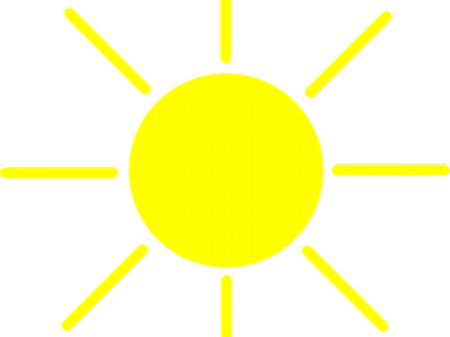 Sun Clipart Simple - Day And Night (640x480), Png Download