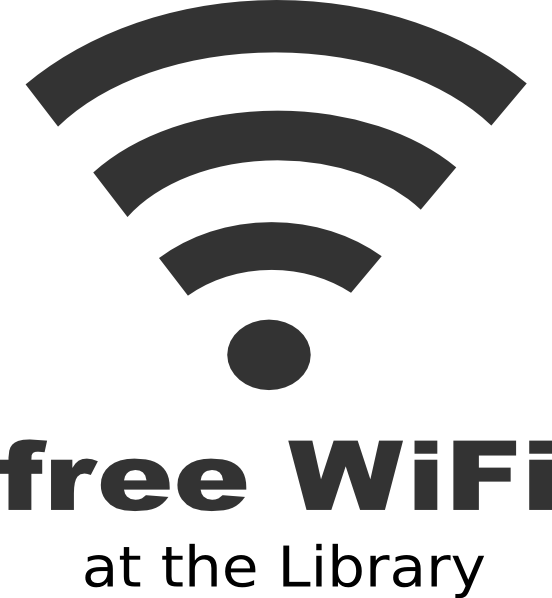 Sound Wave Clipart Wifi - Free Wifi Library (552x598), Png Download