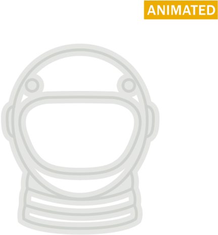 Astronaut Helmet Icon - Kilobyte (548x548), Png Download