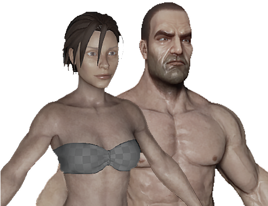 Humansb - Ark Survival Evolved Character Png (523x409), Png Download