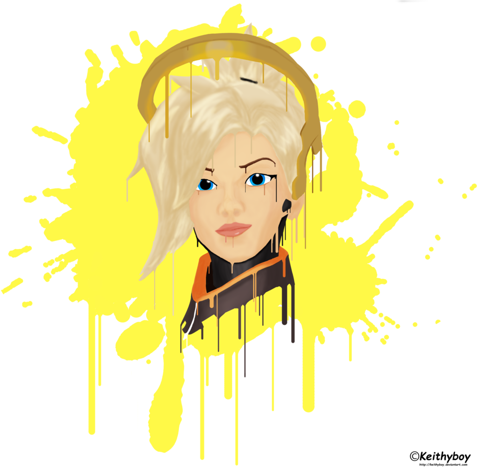 Mercy Overwatch - Clip Art (1024x955), Png Download