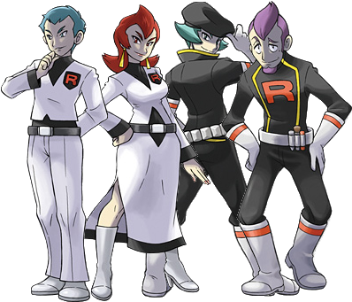 Executive - Team Rocket Game (421x340), Png Download