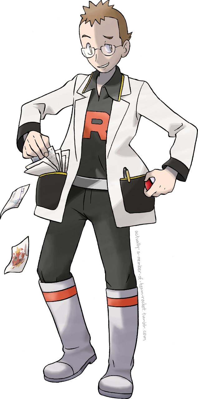 Someone Requested The Other Professors So Here's Team - Pokemon Professor Elm (635x1278), Png Download