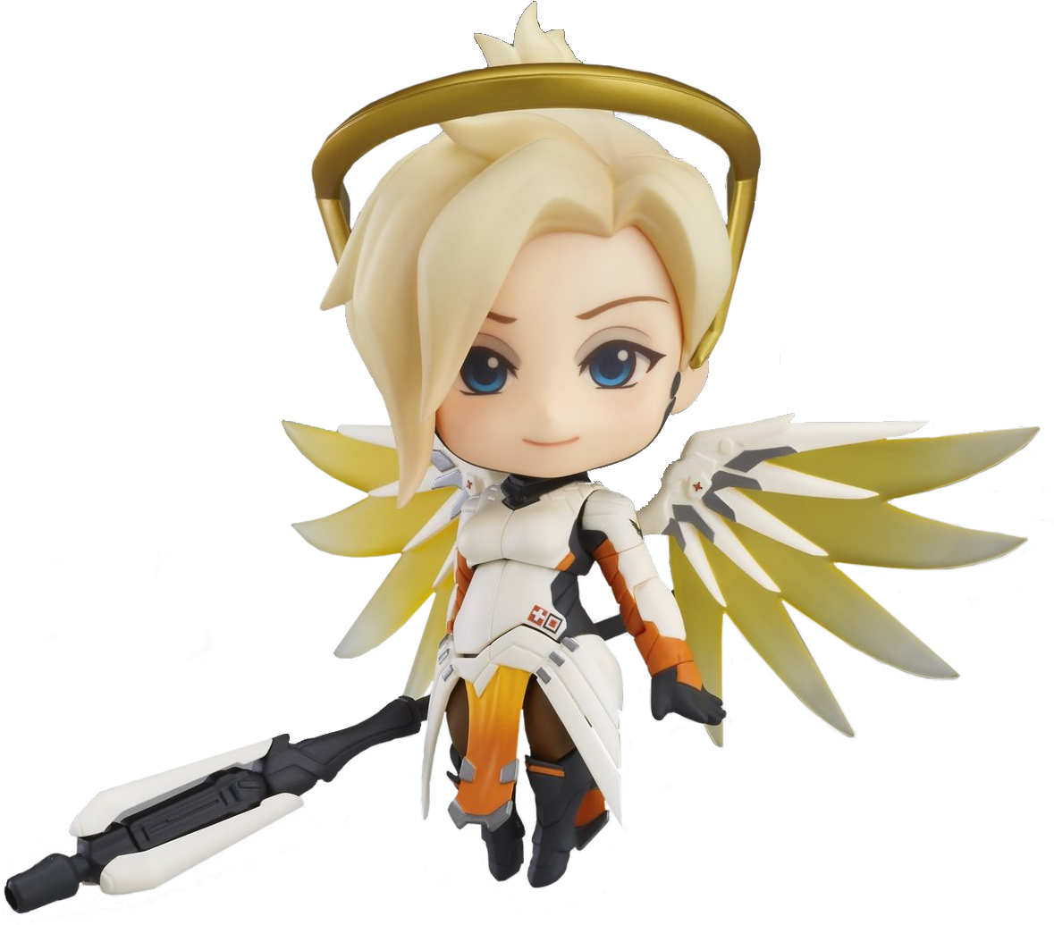 Mercy Classic Skin 4” Nendoroid Action Figure - Cute But Deadly Overwatch Mystery Figure (1184x1045), Png Download
