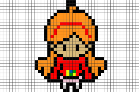 Pixel Art Gravity Falls Mabel (480x317), Png Download