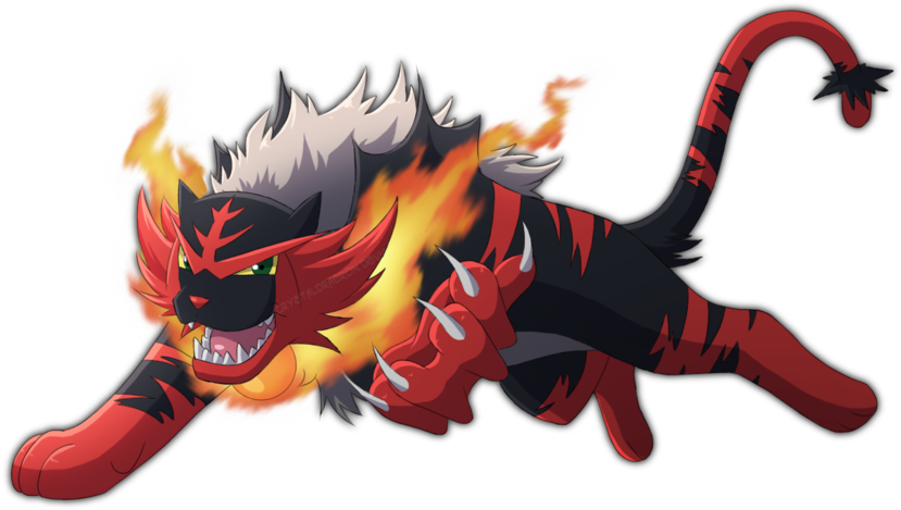 View Incineroar Quadraped , - Incineroar Quadruped (900x600), Png Download