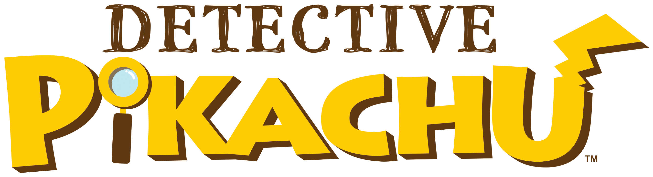 Both Detective Pikachu And The Second Wave Of Dlc For - Detective Pikachu Logo (2400x1050), Png Download