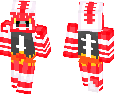 Male Minecraft Skins - Incineroar (584x497), Png Download