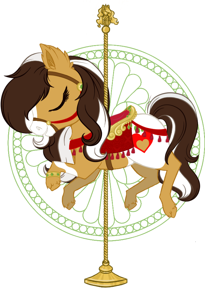 Carousel Pony Commission - Carousel Pony (800x1000), Png Download