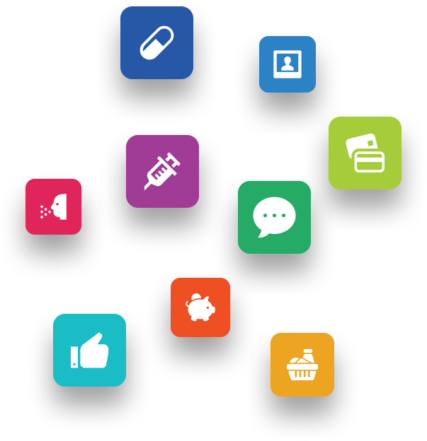 And Upping Your Health By Helping You See Your Medical - Electric Blue (603x624), Png Download