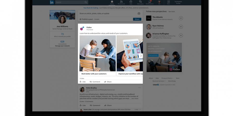 Linkedin Carousel Ads - Linkedin Carousel Ad Examples (940x470), Png Download