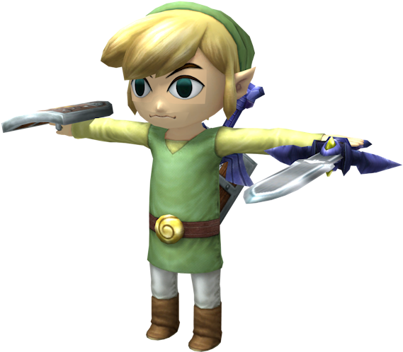 Download Zip Archive - Toon Link (750x650), Png Download