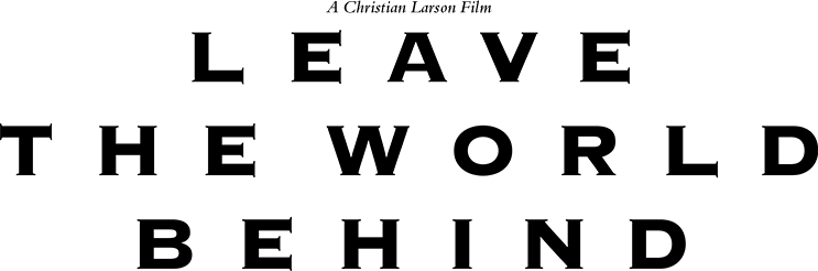 Share A Personalized Leave The World Behind Movie Poster - Movie Poster Text Png (743x246), Png Download