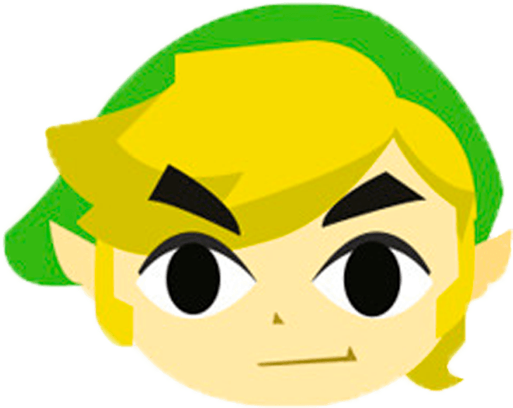 Link Head Png - Link Head Zelda (734x594), Png Download