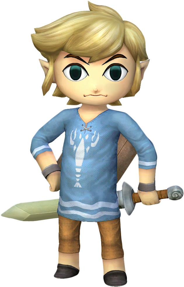 Posted Image - Toon Link Outset Island (660x1017), Png Download