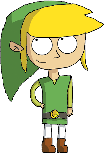 Toon Link By Geoshea-d663tya - Link Goanimate (367x534), Png Download