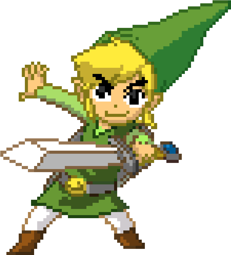 Toon Link - Toon Link Easy Drawing (1200x1200), Png Download