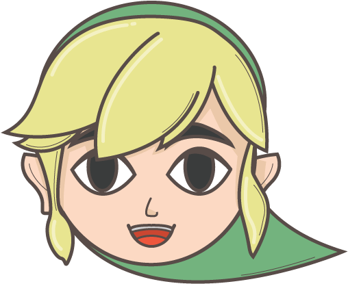 Head Toon Link Png (800x600), Png Download