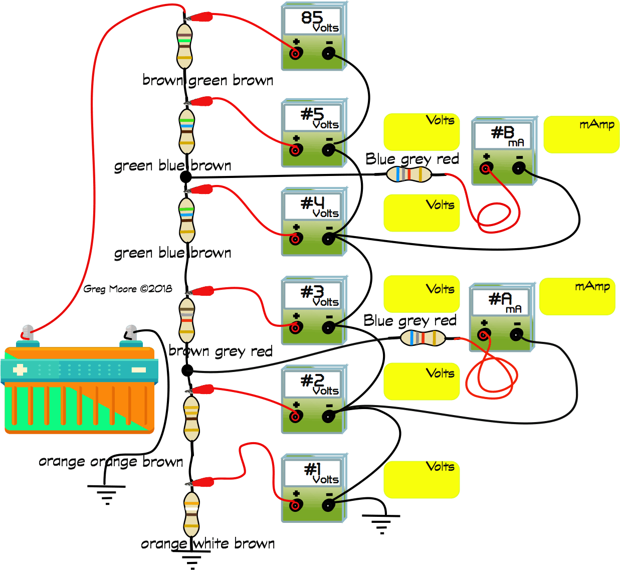 Video Added For Voltage Divider Tutorial - Diagram (1237x1137), Png Download