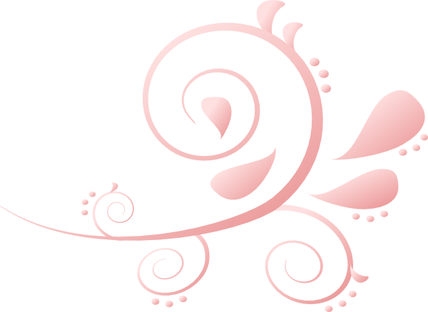 Small - Pink Paisley Clip Art (600x438), Png Download