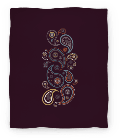 Paisley Blanket Blanket - Blanket (484x484), Png Download
