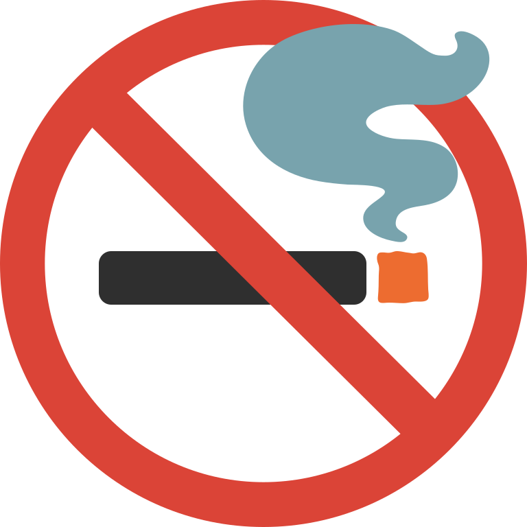 File - Emoji U1f6ad - Svg - No Smoking Vector (768x768), Png Download