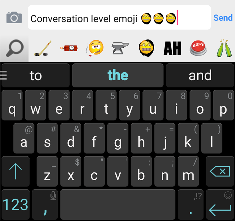 Let's Say You Have A Chat Area Of Your App And You - Windows Phone 7 Keyboard (825x770), Png Download
