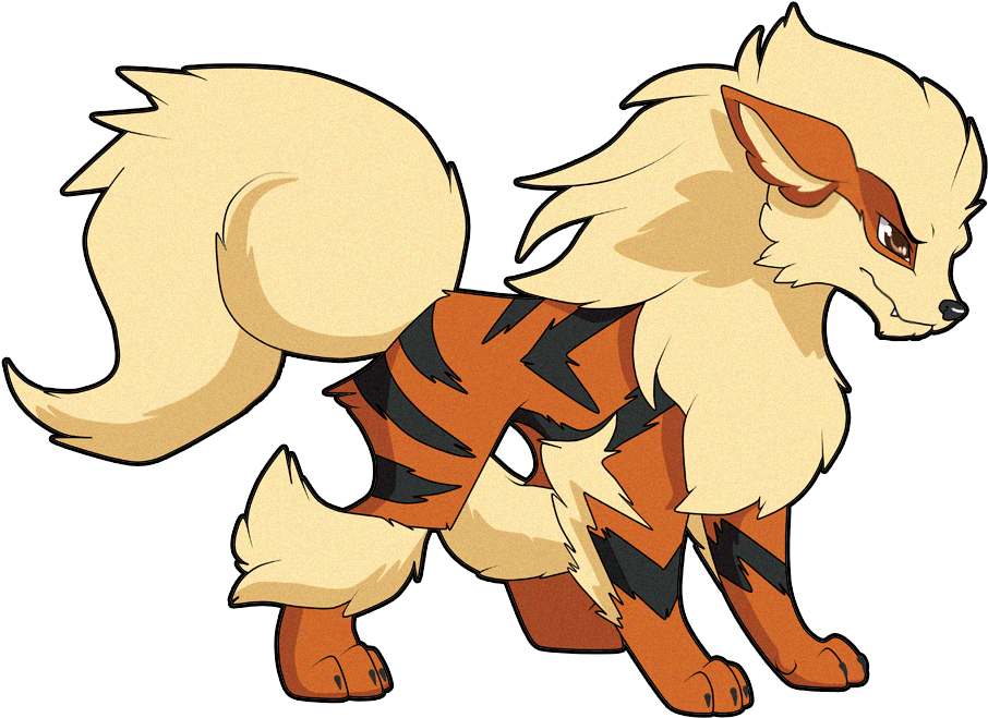 Arcanine By Nirac-d6qnsm3 - Arcanine Evolutie (1000x759), Png Download
