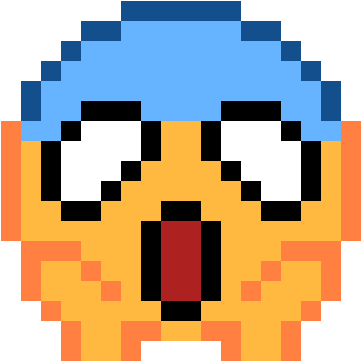 Gasping Emoji - Sandbox Color By Number (380x380), Png Download