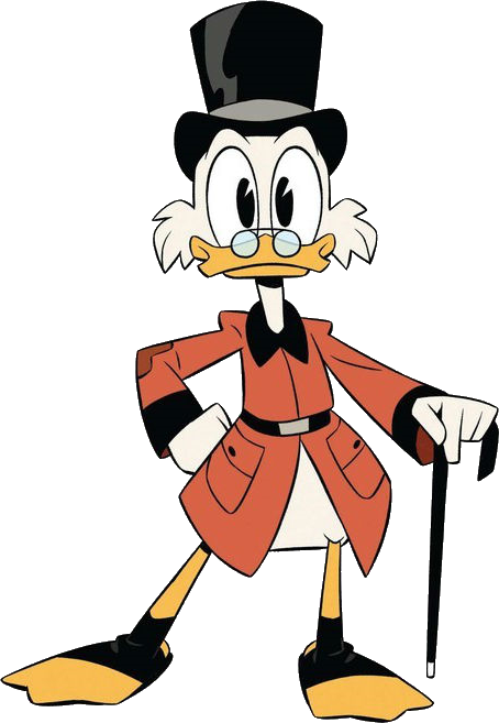 Dt2017 Scrooge Mcduck - David Tennant As Scrooge Mcduck (454x657), Png Download