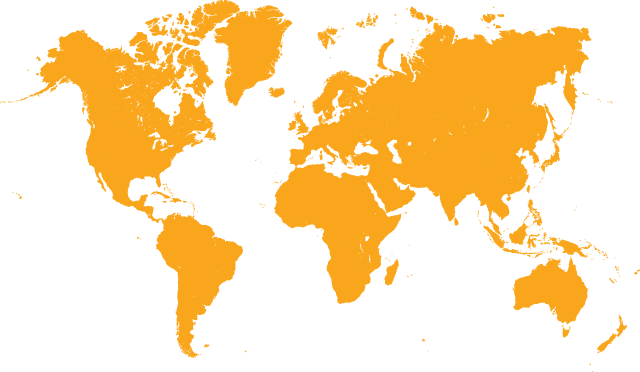 Discover The Countries We Work In - World Map China Highlighted (640x372), Png Download