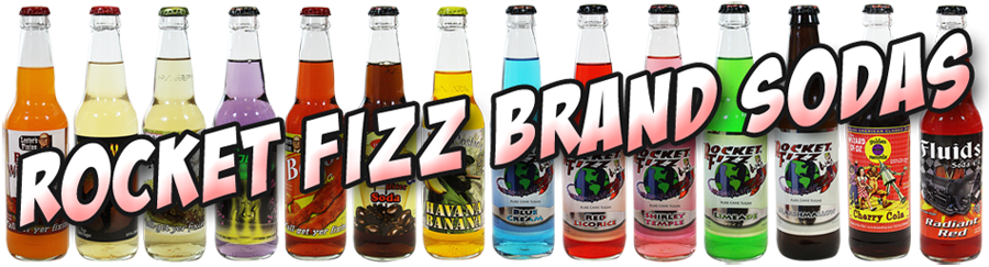 Soda Header - Rocket Fizz Soda (900x243), Png Download