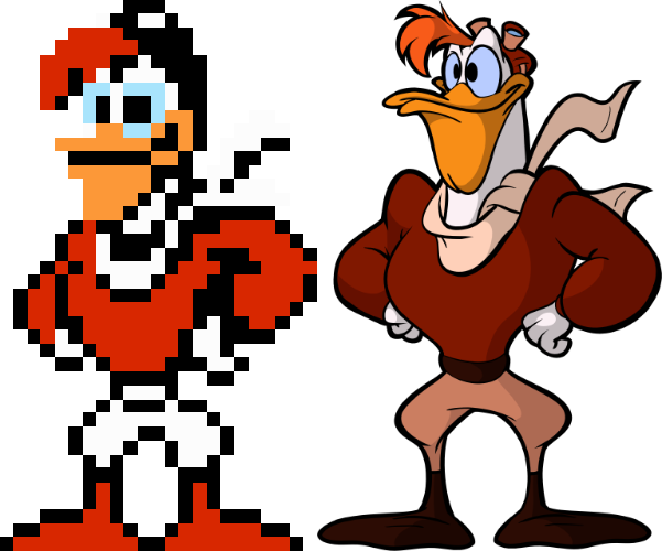 Alr1ght - Scrooge Mcduck 8 Bit (601x500), Png Download