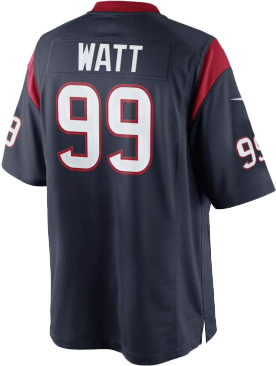 Houston Texans J - Jj Watt Jersey (726x828), Png Download