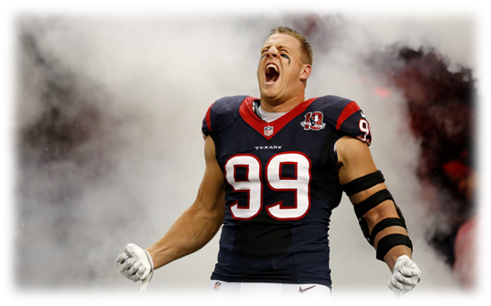 Jj Watt Image - Jj Watt Yell Rough Iphone 7 Plus Phone Case (548x342), Png Download