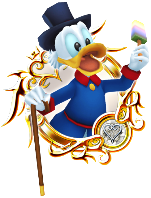Scrooge - Kingdom Hearts Uncle Scrooge (538x676), Png Download