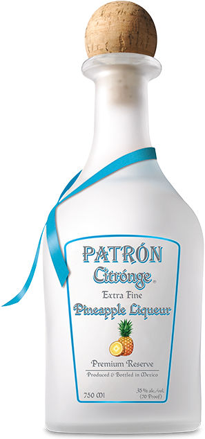 Patron Citronge Pineapple Liqueur - Patron Citronge Pineapple (353x635), Png Download