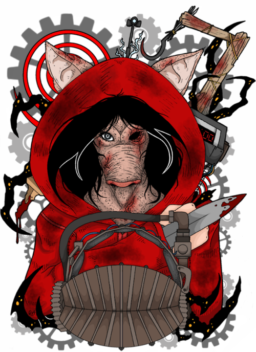 The Pig From The Game Dead By Daylight, Originally - Dead By Daylight Pig Memes (500x688), Png Download