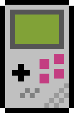 Game Boy Color Buttons Png - Game Boy 8 Bit (500x500), Png Download