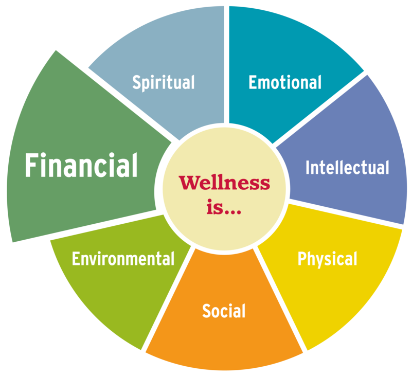 Red River College Financial Wellness Intiative - Your Individual Wellness Wheel (800x800), Png Download