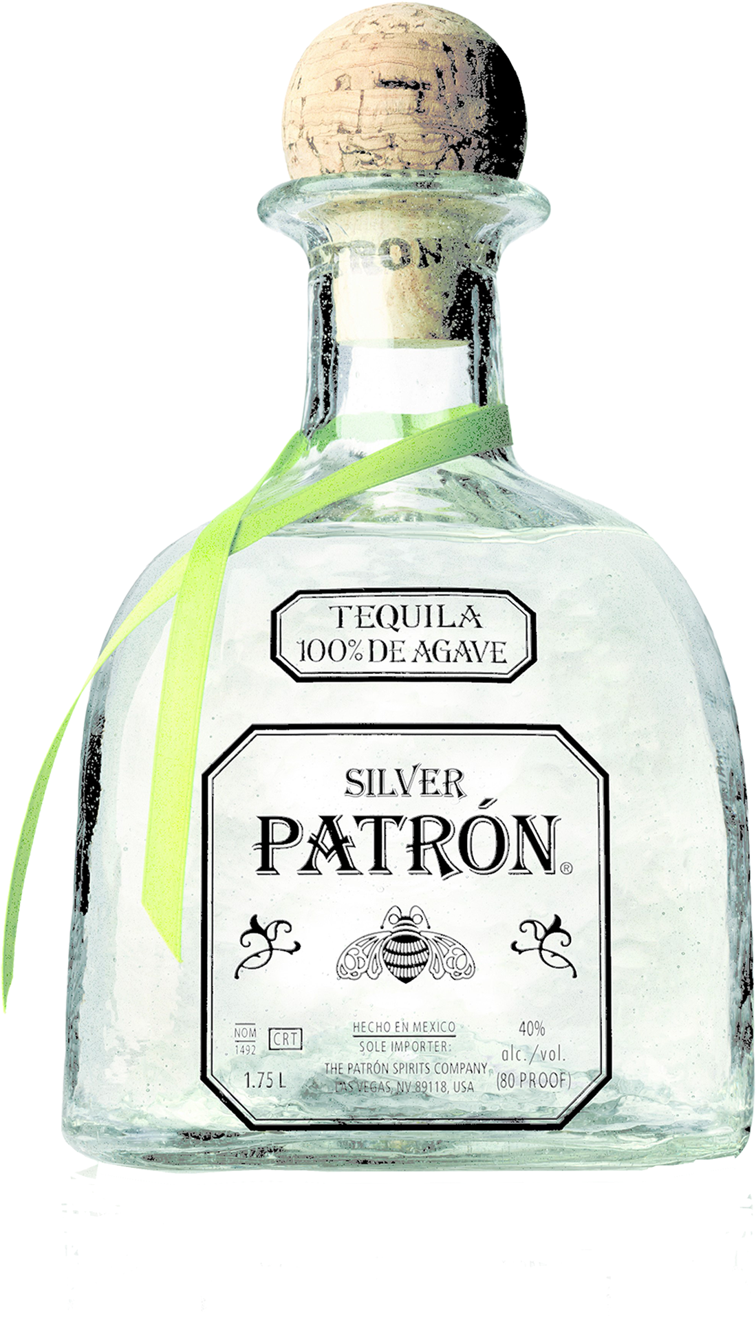 Patron Silver - 375 Ml Patron Bottle (1600x2000), Png Download