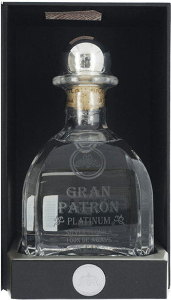 Patron Platinum, 70cl - Patron Tequila (635x635), Png Download