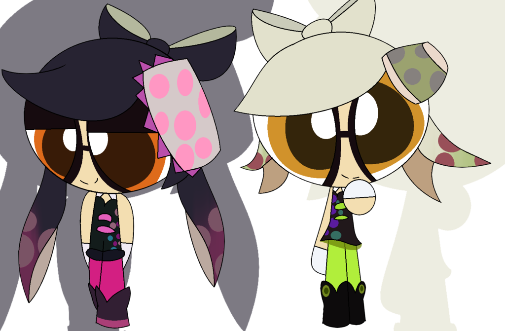 Squid Sisters By Ponygirl12386 On Deviantart - Squid Sisters Ppg (1024x671), Png Download