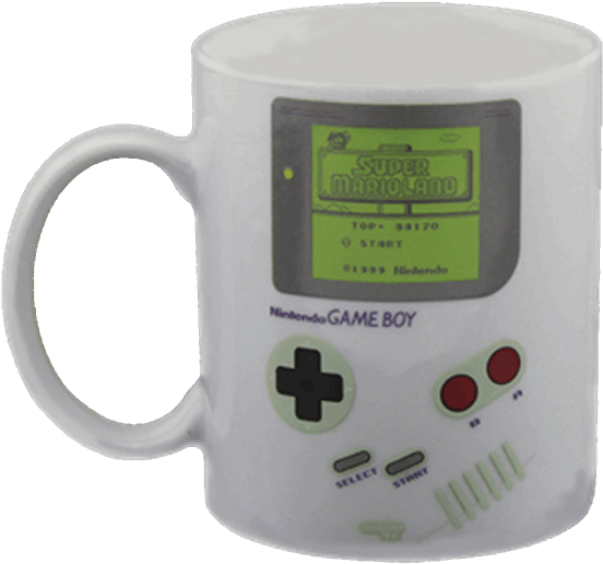 Gameboy Heat Change Mug (600x600), Png Download