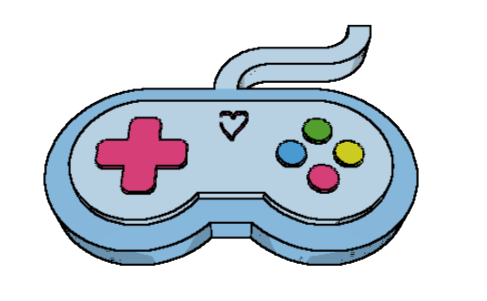 A Gameboy Controller Created With Doodle3d Transform - Game Boy (486x486), Png Download