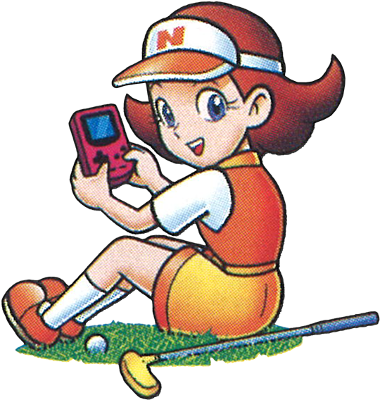 Azalea Gameboy - Mario Golf Azalea Joe (661x679), Png Download