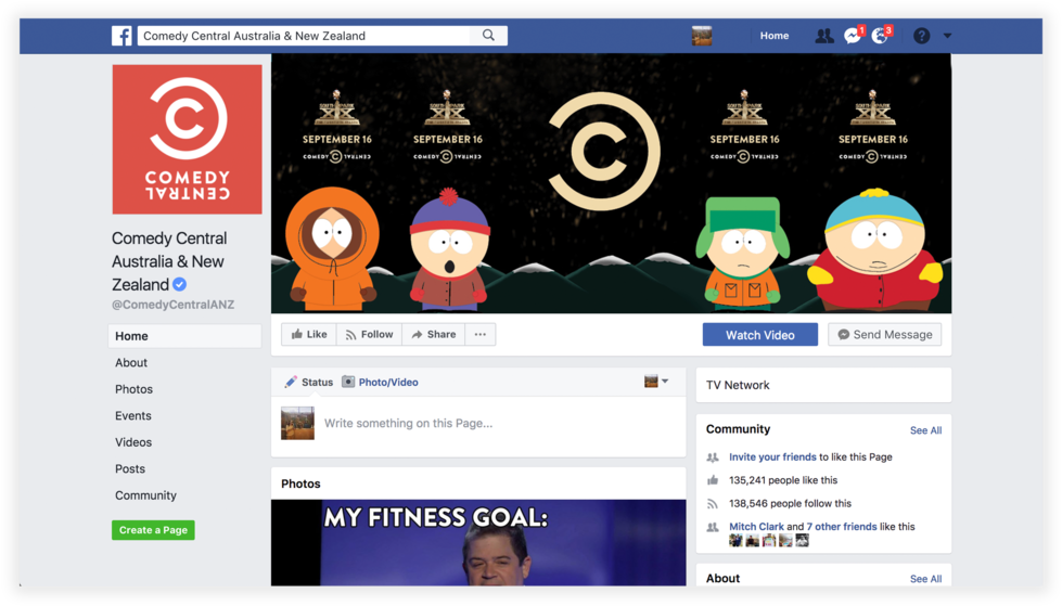 Comedy Central Aus &amp - Comedy Central (1000x625), Png Download